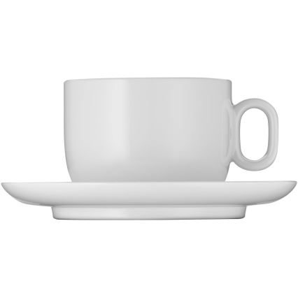 WMF - SADA 2x Šálek na cappuccino s podšálkem BARISTA 160 ml bílá