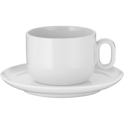 WMF - SADA 2x Šálek na cappuccino s podšálkem BARISTA 160 ml bílá