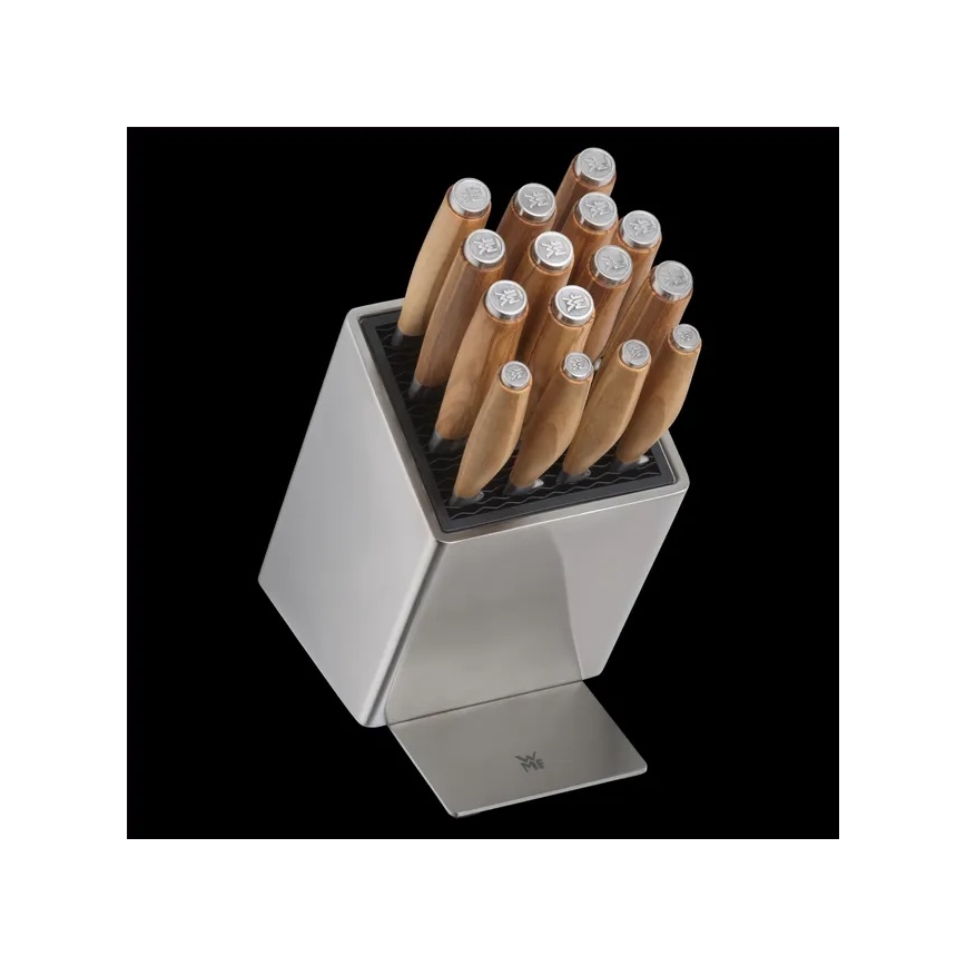 WMF - Sada kuchyňských nožů se stojanem GRAND WOOD 6 ks