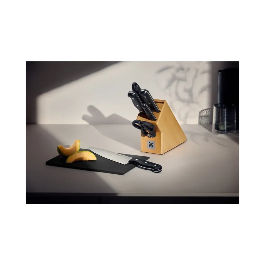 WMF - Sada kuchyňských nožů ve stojanu SPITZENKLASSE PLUS 6 ks