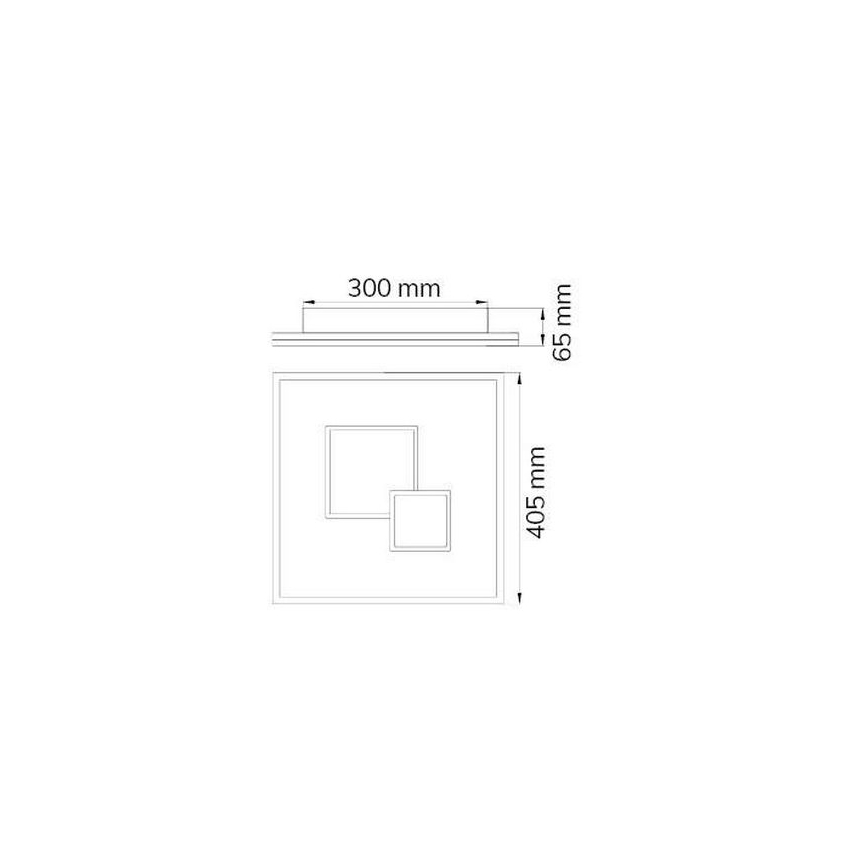 Wofi 11247 - LED Stmívatelné stropní svítidlo NADRA LED/27W/230V