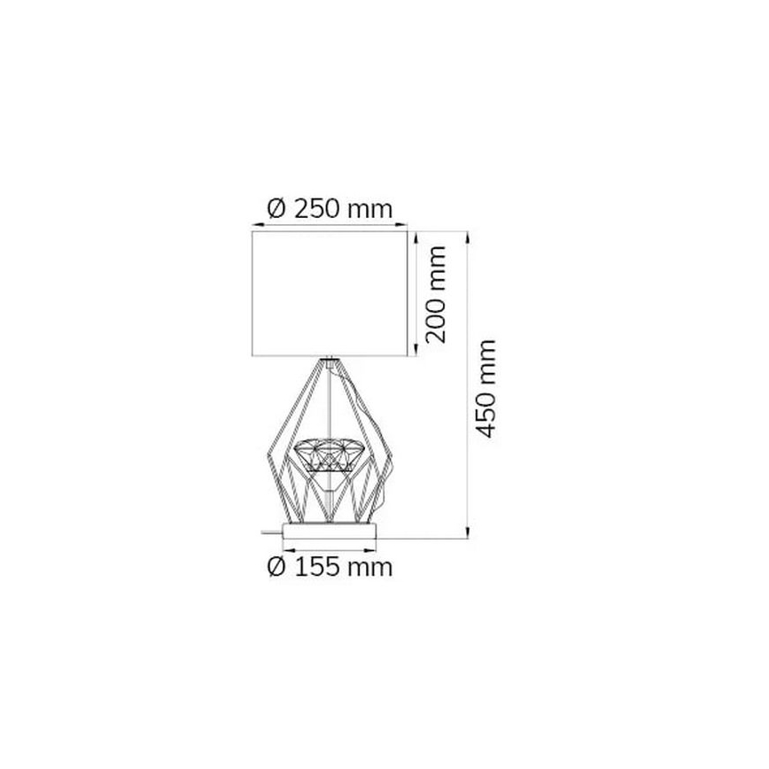 Wofi 11977 - LED Stmívatelná stolní lampa AMY LED/10W/230V