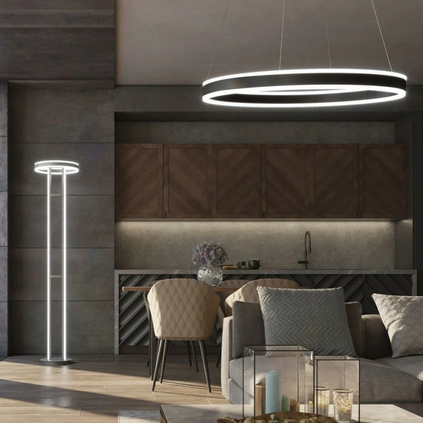 Wofi 12147 - LED Stmívatelný lustr na lanku KEMI LED/73W/230V 3000K + dálkové ovládání