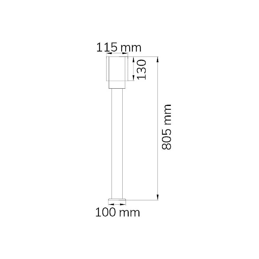 Wofi 12232 - Venkovní lampa PITA 1xE27/10W/230V IP54