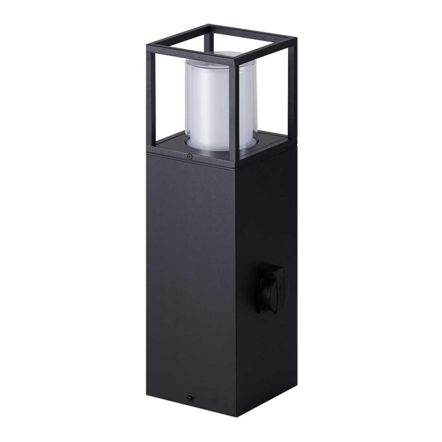 Wofi 12233 - LED Venkovní lampa se zásuvkou FILIA LED/8,5W/230V IP54 50 cm SCHUKO