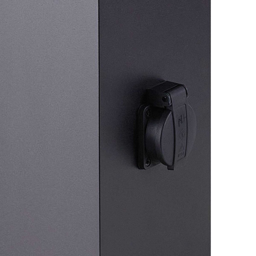 Wofi 12234 - LED Venkovní lampa se zásuvkou FILIA LED/8,5W/230V IP54 80 cm SCHUKO