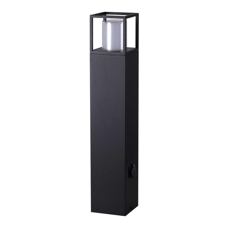 Wofi 12234 - LED Venkovní lampa se zásuvkou FILIA LED/8,5W/230V IP54 80 cm SCHUKO