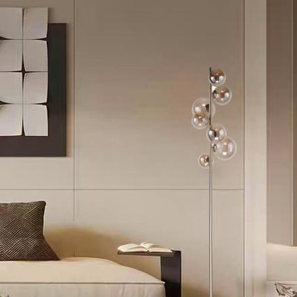 Wofi 3014-701W - LED Stojací lampa VILLA 7xG9/3W/230V zlatá