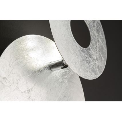 Wofi 4048-203R - LED Nástěnné svítidlo BAYONNE LED/6,5W/230V stříbrná