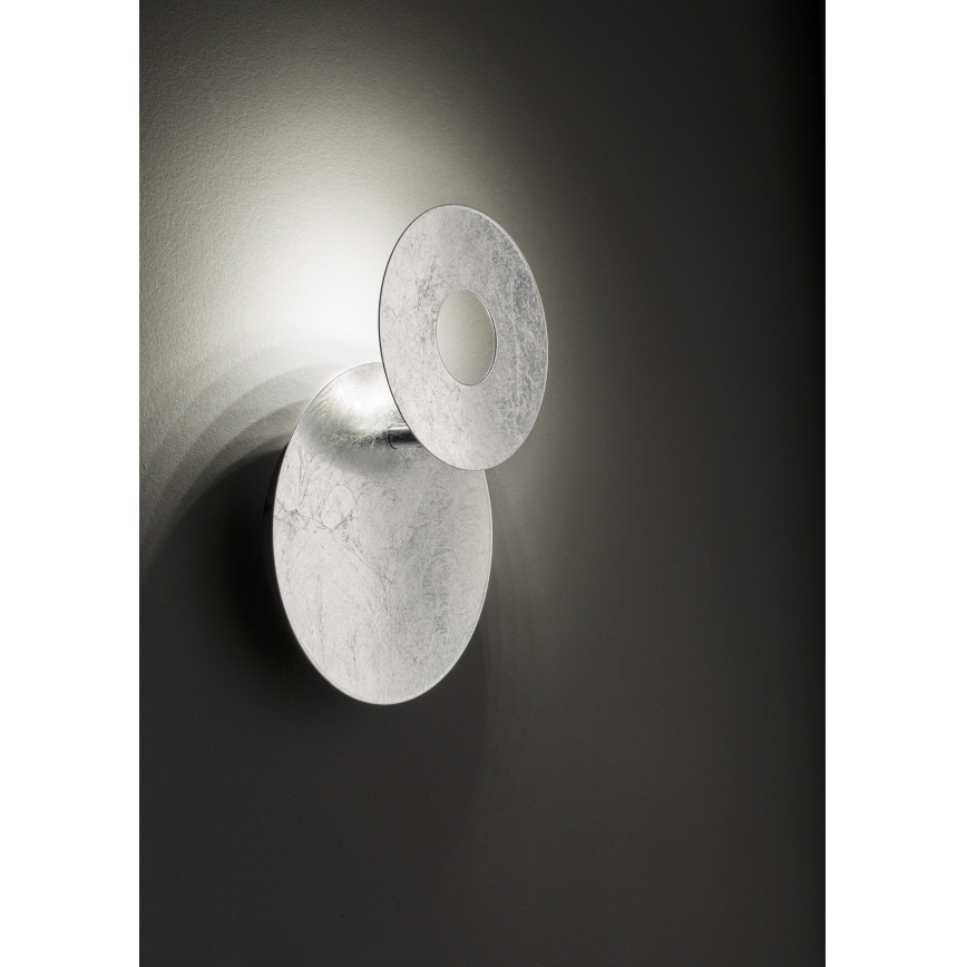 Wofi 4048-203R - LED Nástěnné svítidlo BAYONNE LED/6,5W/230V stříbrná