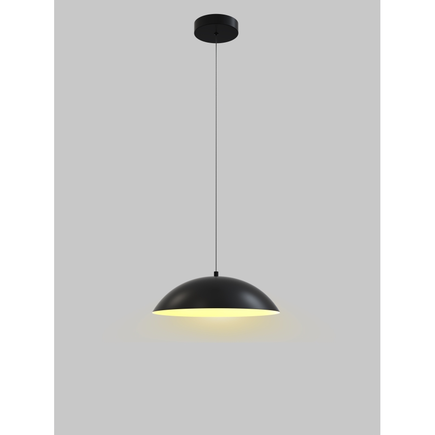 Wofi 6001-104 - LED Stmívatelný lustr na lanku ROSCOFF LED/19W/230V černá/zlatá