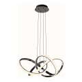 Wofi 6134-105L - LED Stmívatelný lustr na lanku INDIGO LED/50W/230V černá/lesklý chrom