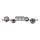 Wofi 7014-405W - LED Přisazený lustr VILLA 4xG9/3W/230V černá