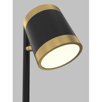 Wofi 8003-104S - LED Stmívatelná stolní lampa TOULOUSE LED/10W/230V černá/zlatá