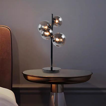 Wofi 8014.04.24.9000 - LED Stolní lampa VILLA 4xG9/3W/230V černá