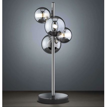 Wofi 8014.04.24.9000 - LED Stolní lampa VILLA 4xG9/3W/230V černá