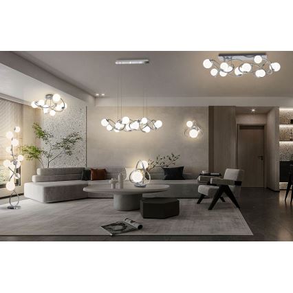 Wofi 8014-207 - LED Stolní lampa NANCY 2xG9/3,5W/230V lesklý chrom