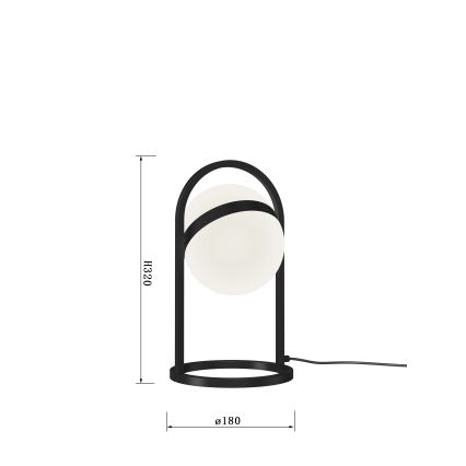 Wofi 8046-102 - LED Dotyková stmívatelná stolní lampa AVIGNON LED/10,5W/230V černá