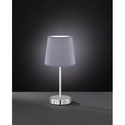 Wofi 8324.01.50.0000 - Stolní lampa CESENA 1xE14/42W/230V šedá