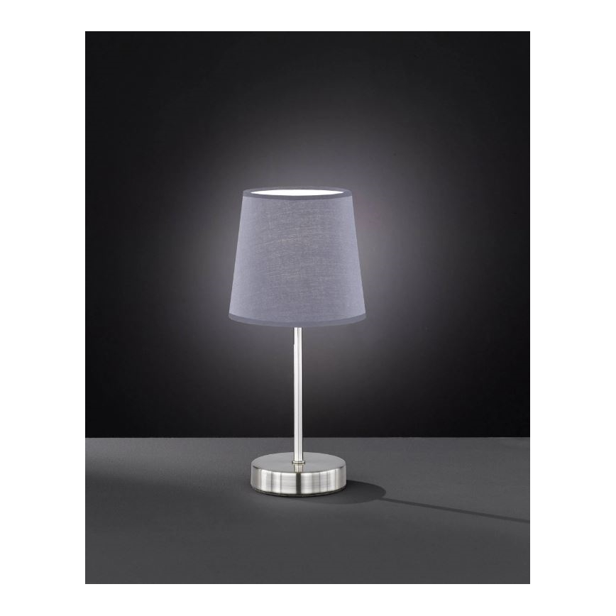 Wofi 8324.01.50.0000 - Stolní lampa CESENA 1xE14/42W/230V šedá
