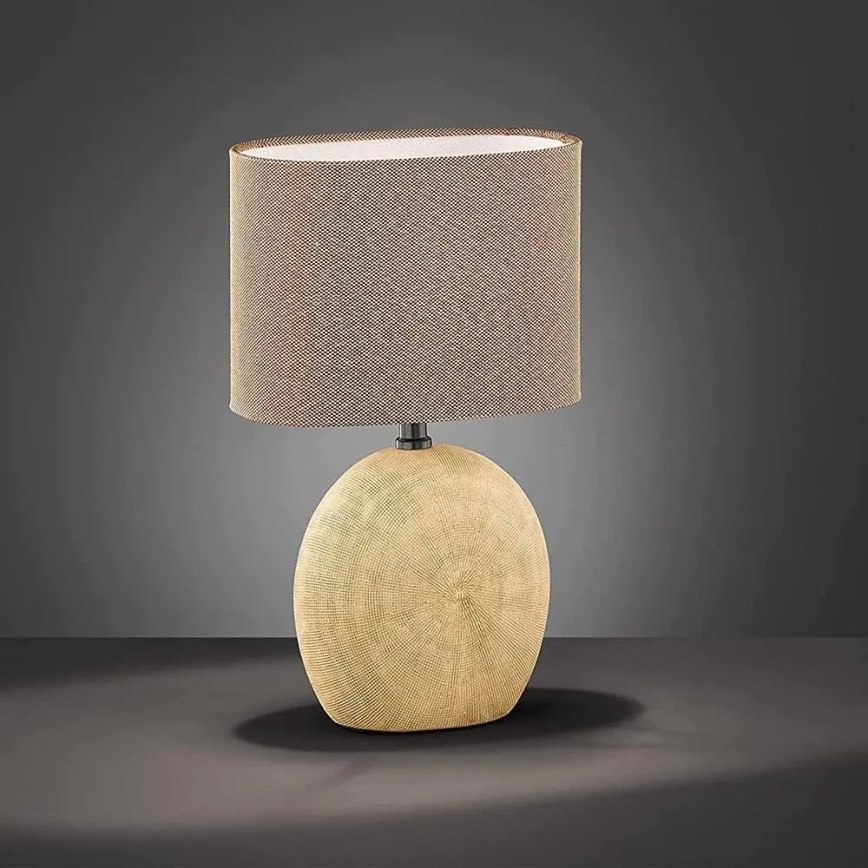 Wofi 845601236000 - Stolní lampa CARMEN 1xE14/40W/230V béžová