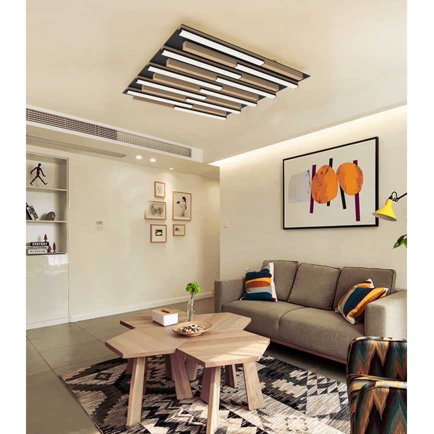 Wofi 9031-1006 - LED Stmívatelné stropní svítidlo PALERMO LED/40W/230V kaučukovník