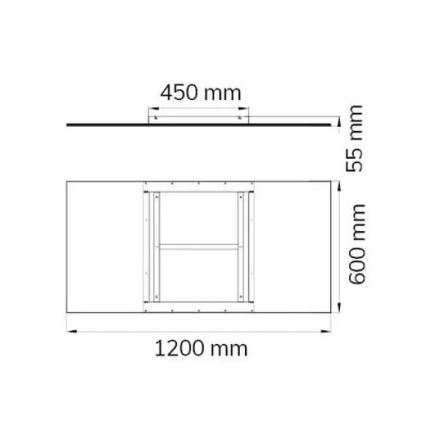 Wofi 9693.01.70.5200 - LED Stmívatelné stropní svítidlo LIV LED/44W/230V 2800-5500K + dálkové ovládání