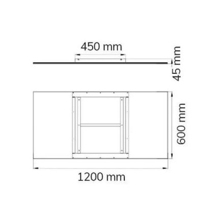 Wofi 9693.01.70.6200 - LED Stmívatelné stropní svítidlo LIV LED/44W/230V 2800-5500K + dálkové ovládání