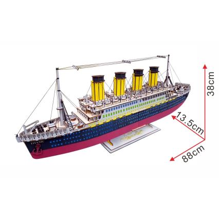 Woodcraft - Dřevěné 3D puzzle Titanic