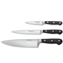 Wüsthof - Sada kuchyňských nožů CLASSIC 3 ks černá