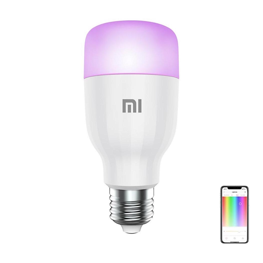 Xiaomi - LED RGB Stmívatelná žárovka E27/9W/230V 1700-6500K Wi-Fi