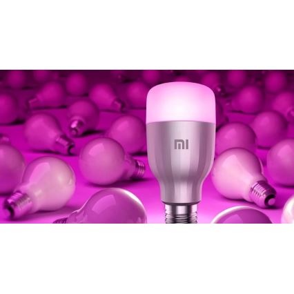 Xiaomi - LED RGB Stmívatelná žárovka E27/9W/230V 1700-6500K Wi-Fi