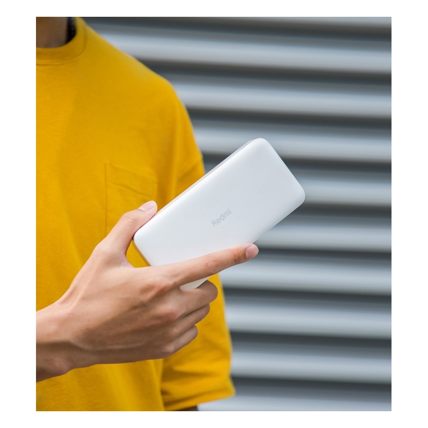 Xiaomi - Power Bank 20000 mAh Redmi 18W bílá