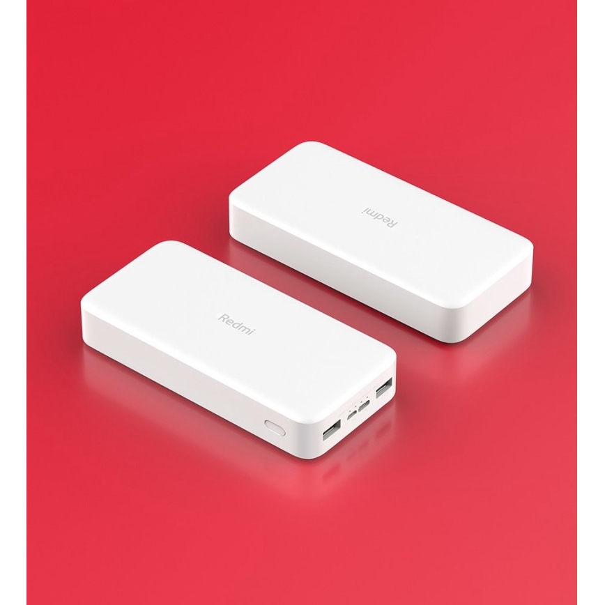 Xiaomi - Power Bank 20000 mAh Redmi 18W bílá