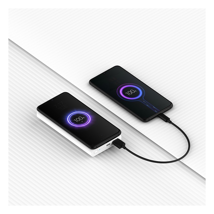 Xiaomi - Power Bank s bezdrátovým nabíjením 10000 mAh bílá