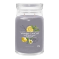 Yankee Candle - Vonná svíčka BLACK TEA & LEMON velká 567g 60-90 hod.