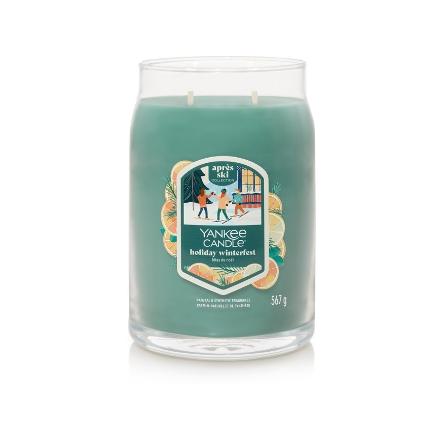 Yankee Candle - Vonná svíčka HOLIDAY WINTERFEST velká 567g 60-90 hod.