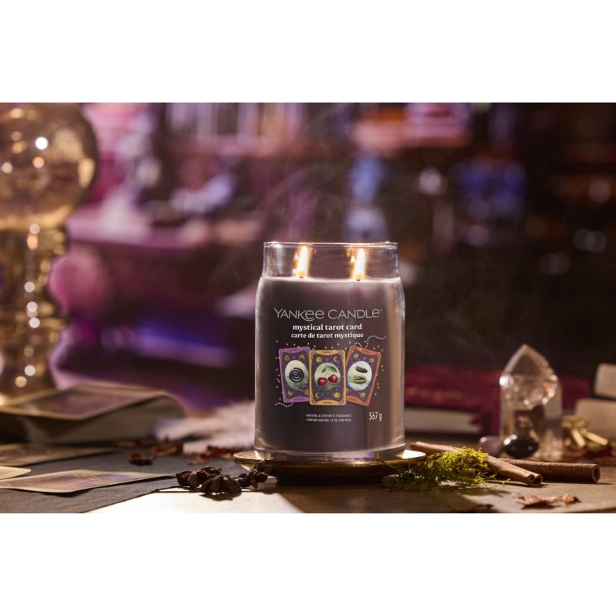 Yankee Candle - Vonná svíčka MYSTICAL TAROT CARD velká 567g 60-90 hod.