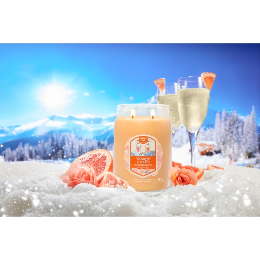 Yankee Candle - Vonná svíčka SLOPESIDE SPRITZ velká 567g 60-90 hod.