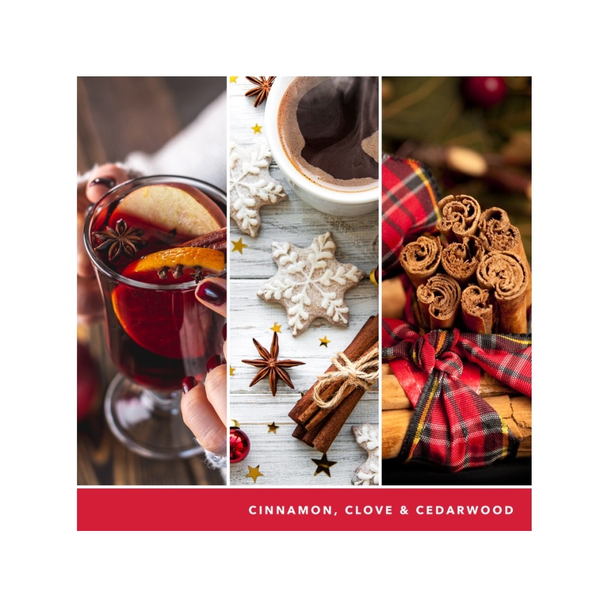 Yankee Candle - Vonná svíčka SPARKLING CINNAMON velká 567g 60-90 hod.
