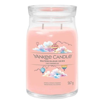 Yankee Candle - Vonná svíčka WATERCOLOUR SKIES velká 567g 60-90 hod.