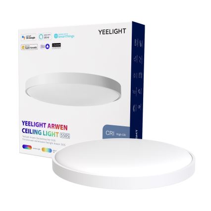 Yeelight - LED RGB Stmívatelné stropní svítidlo ARWEN 550S LED/50W/230V CRI 90 + dálkové ovládání Wi-Fi/BT