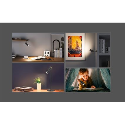 Yeelight - LED Stmívatelná nabíjecí stolní lampa 4v1 LED/5W/1800 mAh IP50