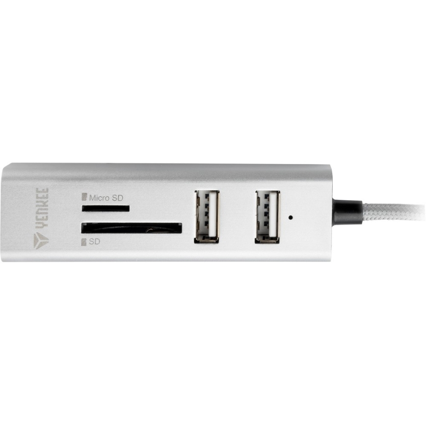 Yenkee - USB Rozbočovač 2.0 a čtečka karet