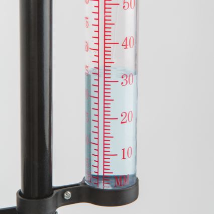 Zahradní meteorologická stanice 3v1 145 cm černá
