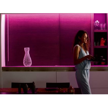 Základní sada - LED RGBW Stmívatelný pásek Philips Hue WHITE AND COLOR AMBIANCE 2m LED/20W/230V