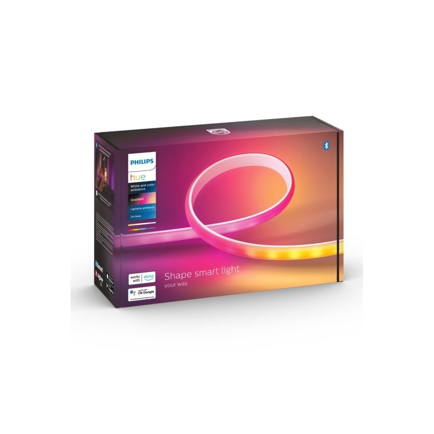 Základní sada - LED RGBW Stmívatelný pásek Philips Hue WHITE AND COLOR AMBIANCE LED/20W/230V 2 m