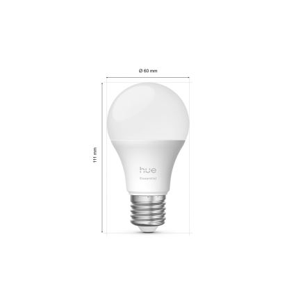 Základní sada Philips Hue White And Color Ambiance Essential 2xE27/8W/230V 2200-6500K + Hue bridge