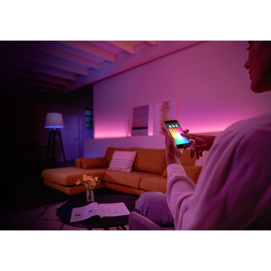Základní sada Philips Hue WHITE AND COLOR AMBIANCE 2xE27/9W/230V 2000-6500K + Hue bridge