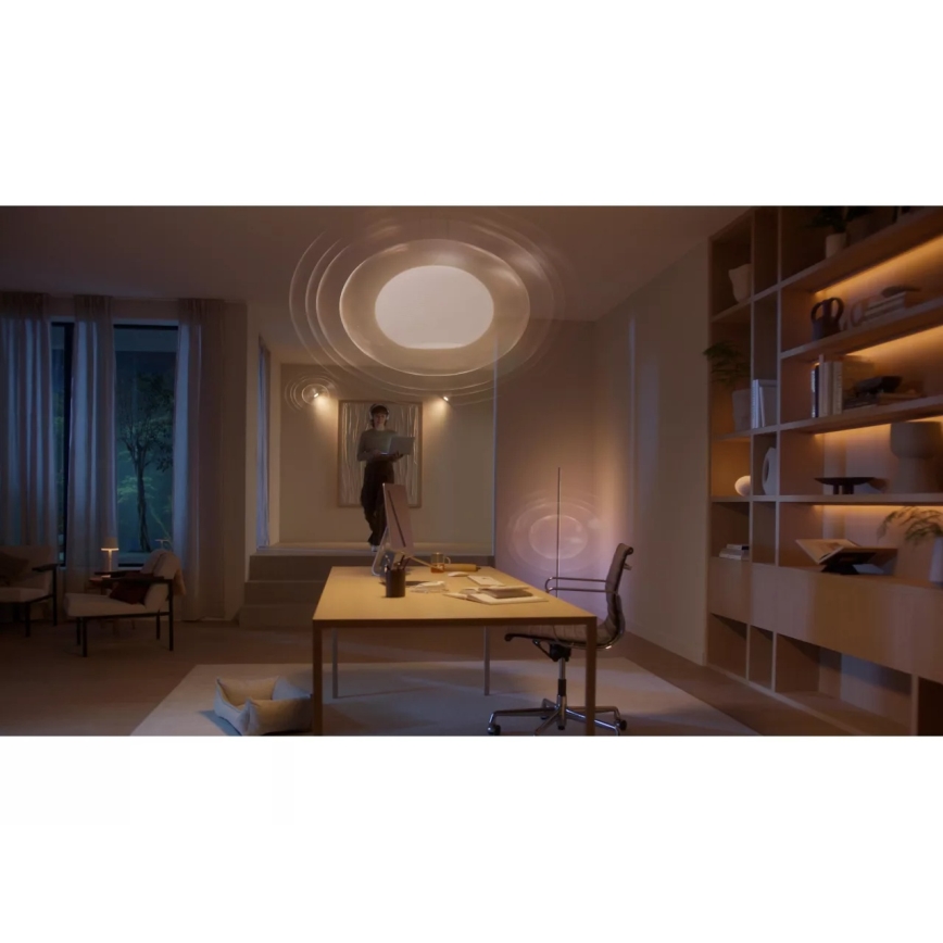 Základní sada Philips Hue WHITE AND COLOR AMBIANCE 3xE27/8,1W 1000-20000K + Hue bridge a dimmer switch